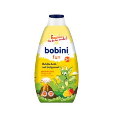 Детски душ гел Bobini | Нежна грижа за чувствителна кожа, 500 мл