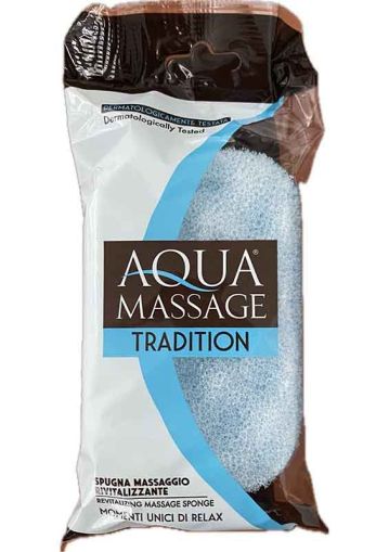 Масажна гъба за баня Aqua Massage Tradition, синя