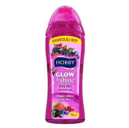 Парфюмен душ гел Hobby Glow & Shine Горски плодове, 750 мл