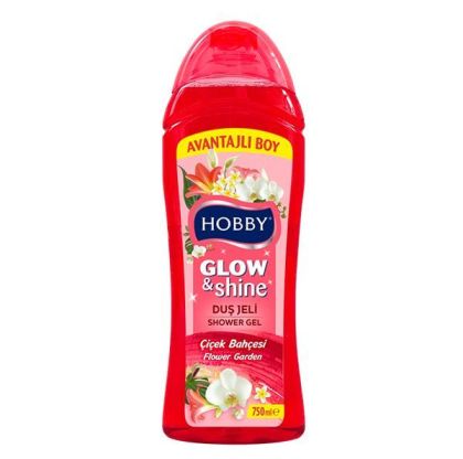 Парфюмен душ гел Hobby Glow & Shine Цветна градина, 750 мл