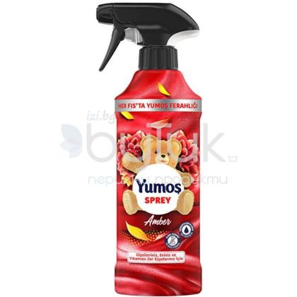 Спрей ароматизатор Yumoş Amber 450 мл – за дрехи и текстил