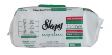 SLEEPY Почистващи Кърпи (Зелени) 100 бр. – Свежест и Хигиена