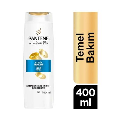 PANTENE ШАМПОАН, 400 МЛ, КЛАСИЧЕСКА ГРИЖА 3 В 1