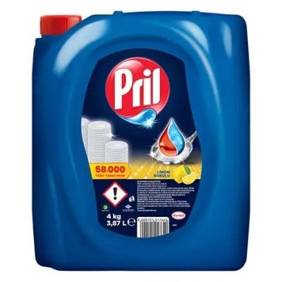 Препарат за съдове Pril Лимон туба, 4 кг (3.87 л)