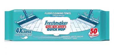 Влажни кърпи за под и моп Freshmaker Quick Mop XL, 50 броя