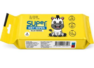 Мини Влажни Кърпички Super Mini Wet Wipes | Комплект 8 бр.